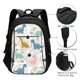 thumbnail image 3 of Balery Cute Dinosaurs Mochila con carga USB para hombre y mujer - Mochila impermeable y antirrobo para laptop con puerto USB para viajes, trabajo, 3 of 7