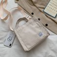 thumbnail image 1 of Sac Fourre-Tout Décontracté en Velours Côtelé pour Femmes, Sac d'Épaule, Art Rétro, Toile, Sacs Bandoulière pour Femmes 2022, Sacs à Main en Coton à Fermeture Éclair, 1 of 5