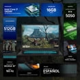 thumbnail image 2 of Laptop Gamer GIGABYTE Gaming A16 GeForce RTX 5050 Core i7 13620H 16GB DDR5 SSD 512GB 16" Teclado Español Gaming Avanzado, 2 of 5