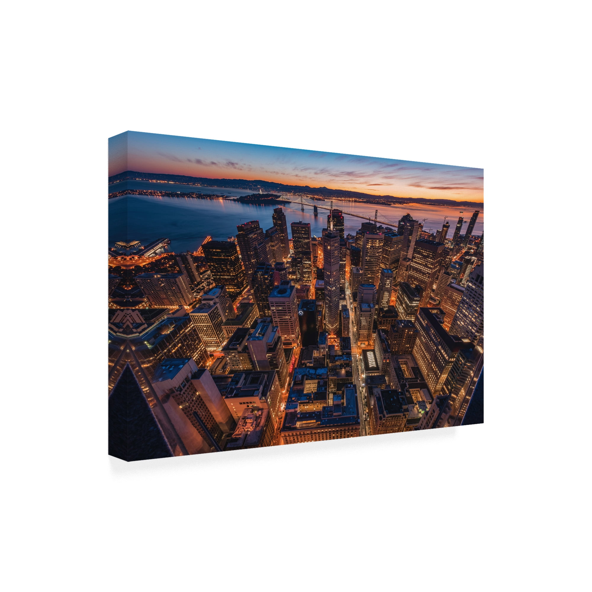 Trademark Fine Art 'Morning Look Down San Francisco' Canvas Art by Bruce Gett
