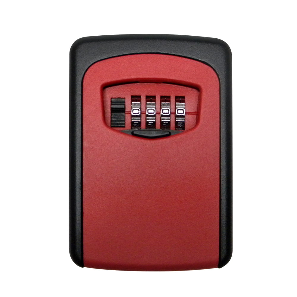Wall Mounted Outdoor Key Storage Lock Box 4Digit Combination Password