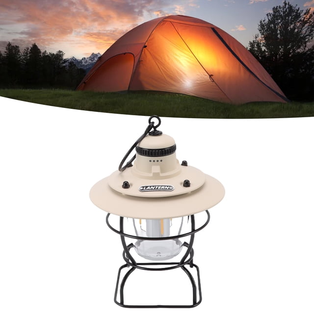 LINTERTA, Lámpara Portátil al Aire Libre Connerna multifuncional Recargable Con Indadors LED para acampar