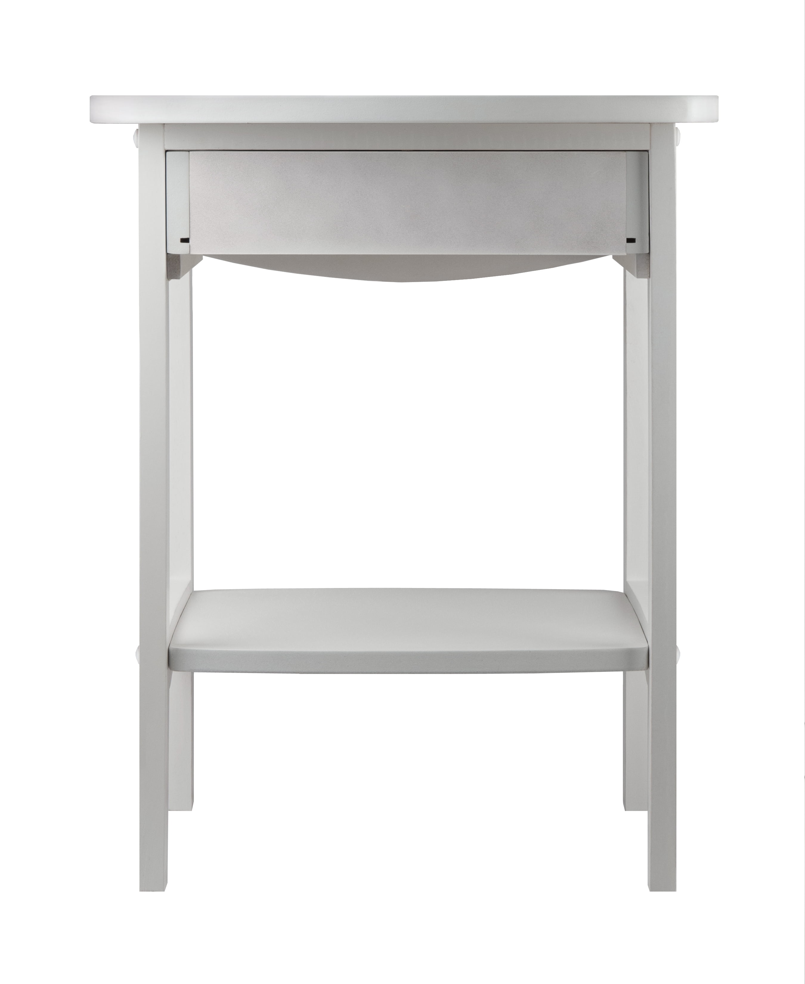 Winsome Wood Claire Curved Nightstand Black Walmart Com Walmart Com