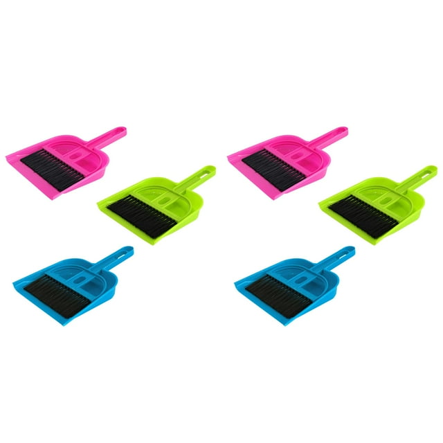 Kitchen Cleaning Supplies 3 Pack Mini Hand And Dustpan Set Compact Cleaning Tool for Desk Car Pet Cage Animal Waste Management*2 Pack