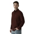 thumbnail image 5 of Chaps Men's & Big Men's Long Sleeve Stretch Button Down Flannel Shirt, 5 of 5