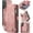 Pink, variant on Wallet Case for Samsung Galaxy A35, Zipper Purse Folio Leather Wallet with Card Holder Wrist Strap Detachable Magnetic Shockproof Protective Back Case for Samsung Galaxy A35 5G