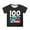 Black, variant on WOYY Toddler Girls 100 Days Of School Shirt Cute Soft Short Sleeve T-Shirt, Sizes 3-4T