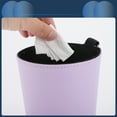 thumbnail image 5 of Unique Bargains Car Trash Can Hanging Front Rear Seats Faux Leather Trash Bin Purple 1 Pcs, 5 of 6