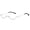 Clear, variant on SPRING PARK Fashionable Half Frame Crystal Sunglasses UV Protection Alloy Rhinestone Sunglasses Glasses Lens