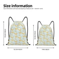 thumbnail image 2 of Xecao Roosters Pattern Sports Drawstring Backpack - String Swim Gym Bag with Wet Proof Pocket for Women&Men-Small, 2 of 6