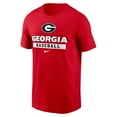 thumbnail image 2 of Men's Nike Red Georgia Bulldogs Baseball T-Shirt, 2 of 3