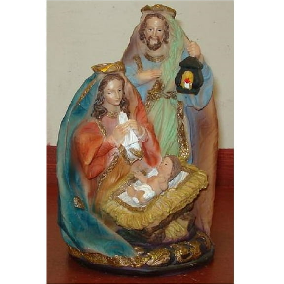 Holy Family Religious Nativity Scene Figurine 8 x3 Inch New