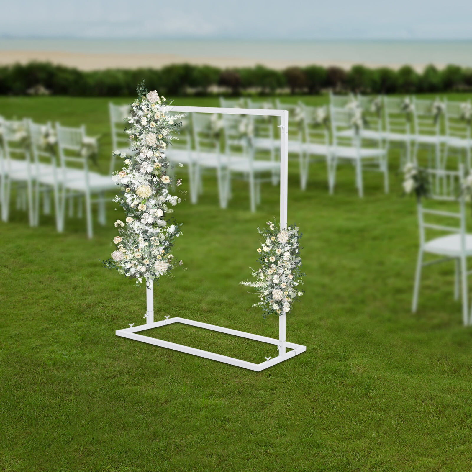 Darice Victoria Lynn LED Decor Archway for Weddings, 96 Inches