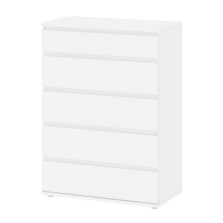 36 Inch Wide 5 Drawer - Atlin Designs 5 Drawer Wide Chest in White
