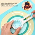 thumbnail image 4 of Cortador De Papel Circular, Escala Transparente Diapositiva De Posicionamiento Ajustable Cortadora De Papel Circular Rotación Manual De 360 ​​​​grados Para Fabricación De, 4 of 7