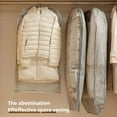 thumbnail image 6 of SharkTRUE Space Saving Hanging Garment Bag with Self Compression Zipper, Dustproof Clothes Storage for Down Coats, Winter Jackets, Thick Closet Organizer Storage & Space Saver Bags, 6 of 9
