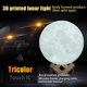 thumbnail image 4 of KEVCHE 15cm Lámpara Lunar Táctil Iluminacion, 3D Printed Lunar Light Lampara Led Lights Táctil Tricolor Decorations for Living Room, Regalos Festivo o Cumpleaños para Amigos o Familia, 4 of 7
