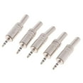 thumbnail image 4 of Replacement 5-Pack TRS Male Plug 3 Pole Stereo 2.5mm Solder Type DIY Audio Cable Connector For Repair Headphs Headset, 4 of 7