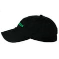 thumbnail image 3 of D&Y St. Patrick's Day Embroidered Quote Lucky Clover Low Profile Baseball Cap, Kiss Me I'm Irish, Black, 3 of 4