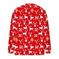 thumbnail image 4 of Rutainlusire Womens Trendy Casual Christmas Printed Comfy Cardigan Jackets 2025 Women's Casual Christmas Vintage Print Long Sleeve Cardigan Button Up Top Coat, 4 of 5