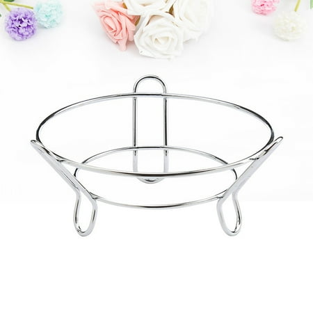 BESTYASH 2pcs Kitchen Racks for Storage Stainless Steel Pot Holders Home Cooking Gadget BESTYASH 2pcs Kitchen Racks for Storage Stainless Steel Pot Holders Home Cooking Gadget