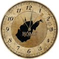 thumbnail image 1 of West Virginia State Wall Clock Rustic United States Fourth of July Home State Clock 12 Inch Wooden Wall Clocks Battery Operated Silent Retro Home Decor for Home Kitchen Office School Bathroom, 1 of 7