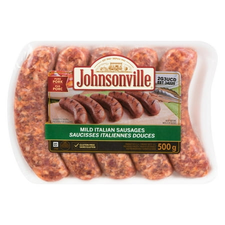 Johnsonville Mild Italian Dinner Sausages, JVL Mild Ital SSG (5) 500g