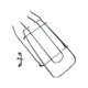 thumbnail image 5 of Soporte para rueda trasera de bicicleta, portaequipajes, acero, ligero, para la parte trasera de la bicicleta 22 pulgadas, 5 of 9