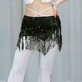 thumbnail image 2 of EDFBUYKRS Female Skirts Plus Size Mini Skirt 3X Sequin Fringe Women's Nightclub Skirt Skirt Stage with Sparkly Sparkly Fashion Skirt, 2 of 4