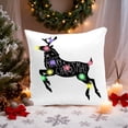 thumbnail image 4 of Funda de almohada corta de felpa, adornos navideños, luces de colores, almohadas navideñas, almohadas con luces LED, guirnaldas de flores festivas, fundas de almohada cortas, decoraciones de Halloween, 4 of 6