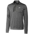 thumbnail image 2 of Men's Cutter & Buck Steel New Mexico State Aggies Heathered Vault Stealth Quarter-Zip Pullover Top, 2 of 3