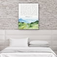 thumbnail image 3 of Hebrews 12 1-2 Bible Quotes Wall Art Mountain Nature Wall Art Prints Canvas For Bedroom Office Framed 16×24 in, 3 of 5