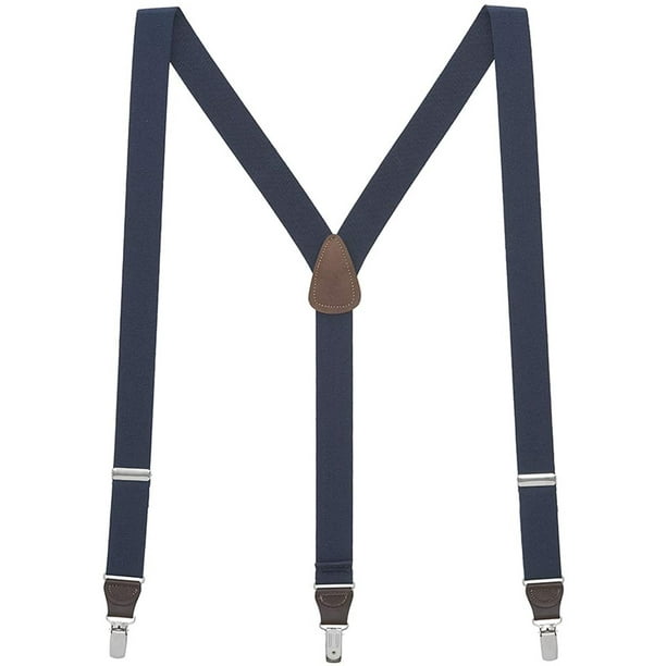 SuspenderStore Mens Y-Back Clip Suspenders - 1.25 Inch Wide