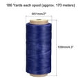 thumbnail image 2 of Unique Bargains 186 Yards 210D/1mm Leather Sewing Thread Polyester Waxed Cord, Dark Blue, 2 of 5