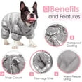 thumbnail image 3 of UOSIA Dog Coat, Waterproof Dog Jacket, Fullbody Dogs Winter Coat, Puppy Puffer Jacket, 3 of 6