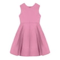 thumbnail image 4 of Haitryli Kids Girls Satin Sleeveless Princess Dress Bowknot Wedding Party Evening Dress Pink 14, 4 of 5