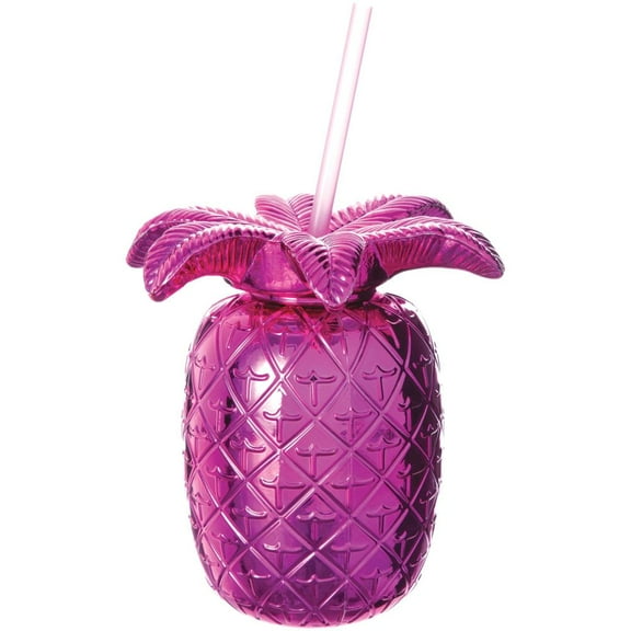 Pineapple Electroplated 18 oz Sippy Cup