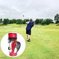 thumbnail image 3 of Soporte para pelotas y tees de golf con 3 pelotas y 3 tees Paquete de almacenamiento pequeño en la cintura con rojo Cola Estuche para pelota de golf, 3 of 8