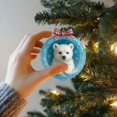 thumbnail image 3 of Arctic Animal Christmas Ornaments Collection - Cute Bunny, Penguin, Owl & More in Glittering Baubles for Holiday Decor F, 3 of 4