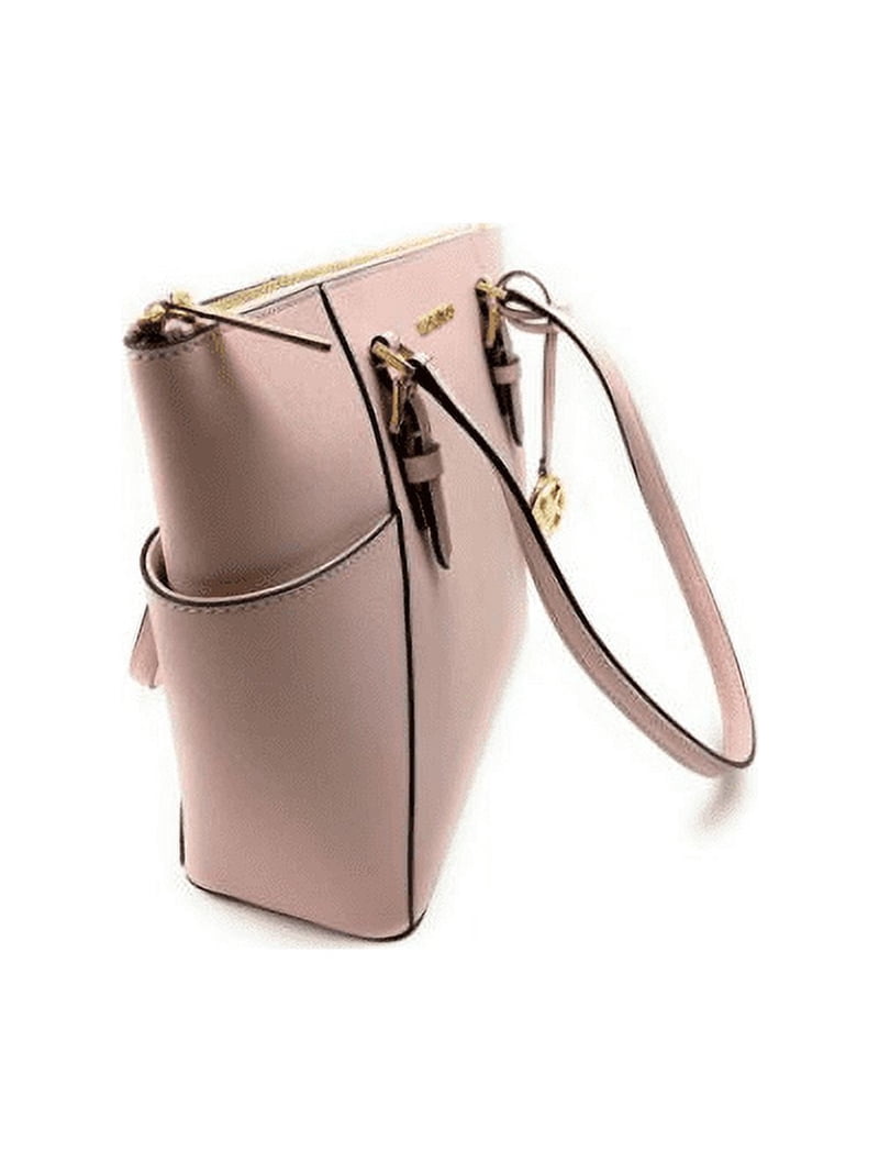 Michael Kors Designer Charlotte Large Leather Tote Handbag in