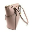 thumbnail image 2 of Michael Kors Women's Charlotte Large Saffiano Leather Top-Zip Tote Bag (Powder Blush), 2 of 8