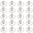 thumbnail image 3 of Remache De Anillos De Tracción, Remache De Cabeza Redonda De Plata Con Anillos De Tracción Anillos Dobles Material De Hierro 20 Juegos Para Zapatos ANGGREK Otros, 3 of 8