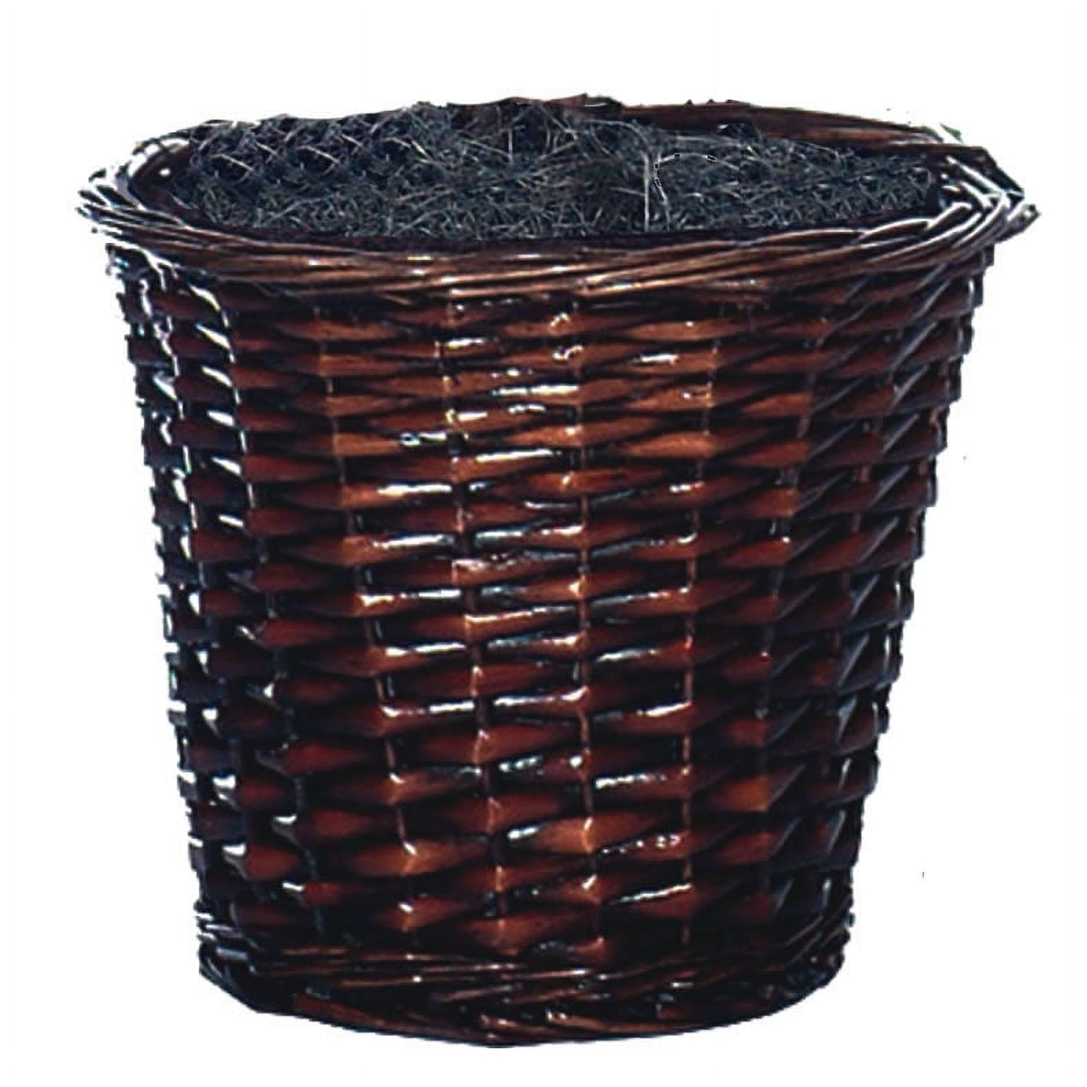 Vickerman 4-Feet Artificial Capensia Bush in Decorative Rattan Basket - Artificial Capensia Bush in Brown Rattan Basket - 4-Foot Tall Faux Ficus Bush - Realistic-Looking Fake Tree for Indoor Decor - image 4 of 6