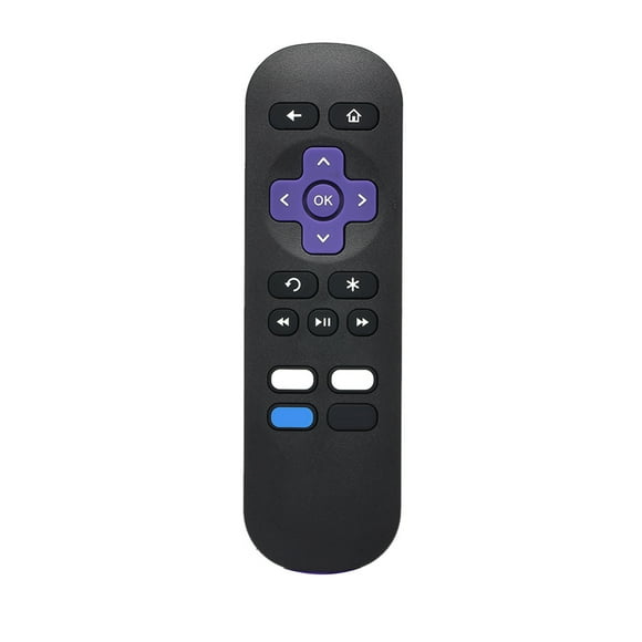 Yeacher Streaming Remote Control Wireless IR Smart Controller Replacement for Roku 1 2 3 4 LT HD XD XS Black