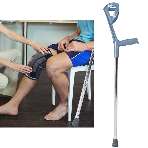 Muleta De Antebrazo, Muleta De Antebrazo De Codo De Seguridad, Ligera Para Personas Mayores Al Aire Libre Discapacitadas En El Hogar