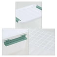 thumbnail image 2 of 20 Quart Plastic Latching Storage Boxes, Clear Storage Box Bins with lids Set of 4, 2 of 7