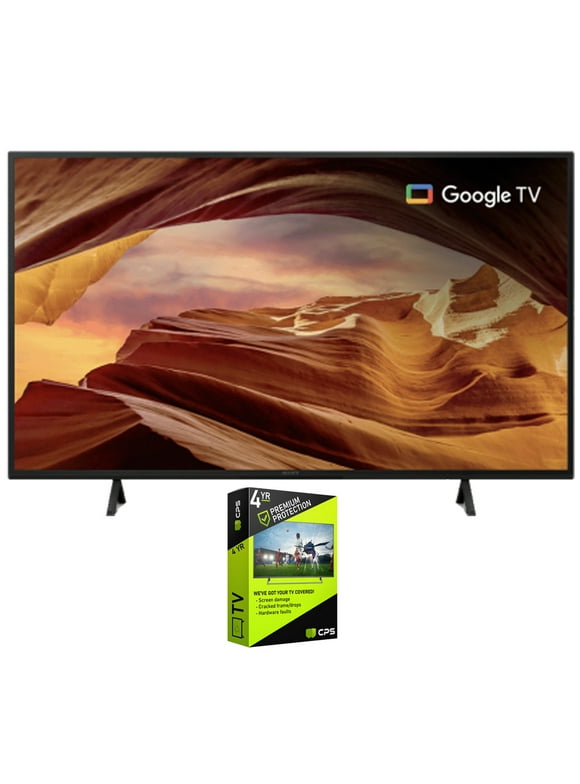 Sony KD50X77L X77L 50 Inch 4K HDR LED Smart TV with Google TV 2023 Bundle with 4 YR CPS Enhanced Protection Pack
