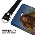 thumbnail image 3 of Wizard of Oz Lion Character Rectangle Leather Luggage Card Suitcase Carry-On ID Tag, 3 of 5