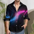 thumbnail image 2 of Hombres Casual Botones Playa Sin posicionamiento Estampado Turndown Cardigan Camisa de manga larga Pompotops oipoqjl49662, 2 of 6