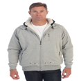 thumbnail image 1 of Gioberti Mens Sherpa Lined Full Zip Fleece Contrast Hoodie Jacket, 1 of 5